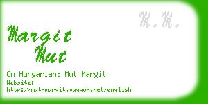 margit mut business card